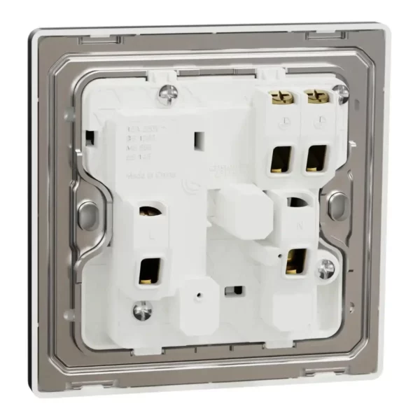 Schneider Switched socket, Unica X, 13A, 250V, 1 gang,Jet Black ,NUX15_JB - Image 8