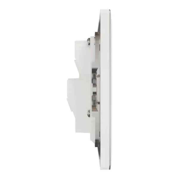 Schneider Switched socket, Unica X, 13A, 250V, 1 gang, Painted White ,NUX15_PW - Image 5