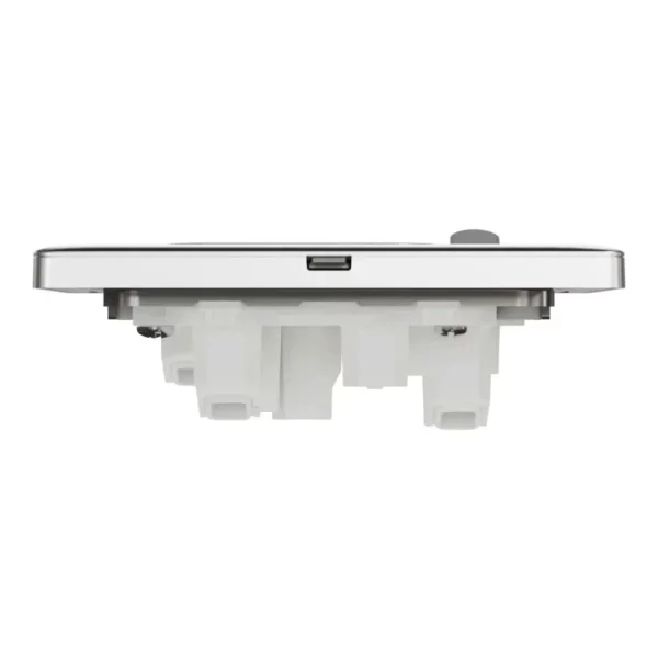 Schneider Switched socket, Unica X, 13A, 250V, 1 gang, Stainless Steel ,NUX15_SS - Image 7