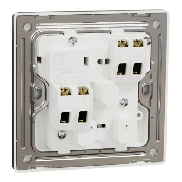 Schneider Switched socket, Unica X, 13A, 250V, 1 gang, 2 pole, Antique Bronze ,NUX15D_AB - Image 8