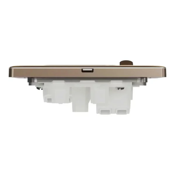 Schneider Switched socket, Unica X, 13A, 250V, 1 gang, 2 pole, Dark Bronze ,NUX15D_DB - Image 7