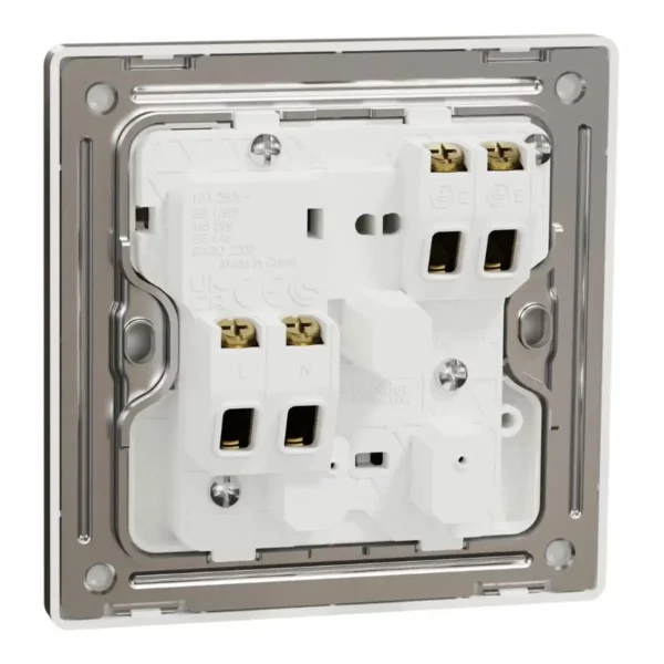 Schneider Switched socket, Unica X, 13A, 250V, 1 gang, 2 pole, Dark Bronze ,NUX15D_DB - Image 8