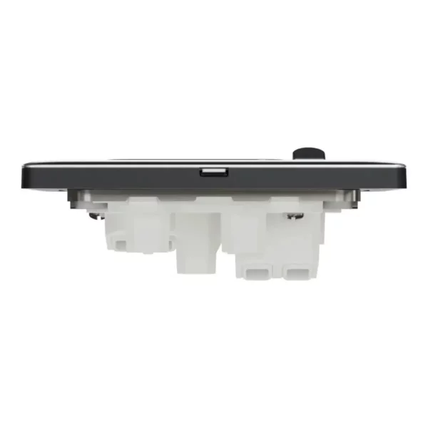 Schneider Switched socket, Unica X, 13A, 250V, 1 gang, 2 pole, Dark Grey ,NUX15D_DG - Image 7