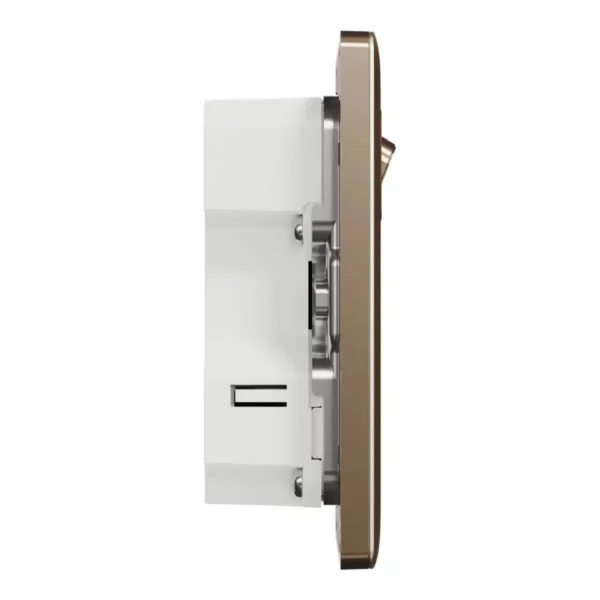 Schneider Switched socket with USB, Unica X, 13A, 250V, 2 pole, type A+C, 21W, Dark Bronze ,NUX15DACQUS_DB - Image 5