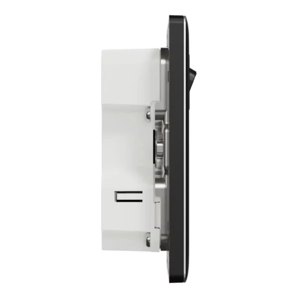 Schneider Switched socket with USB, Unica X, 13A, 250V, 2 pole, type A+C, 21W,Jet Black ,NUX15DACQUS_JB - Image 5