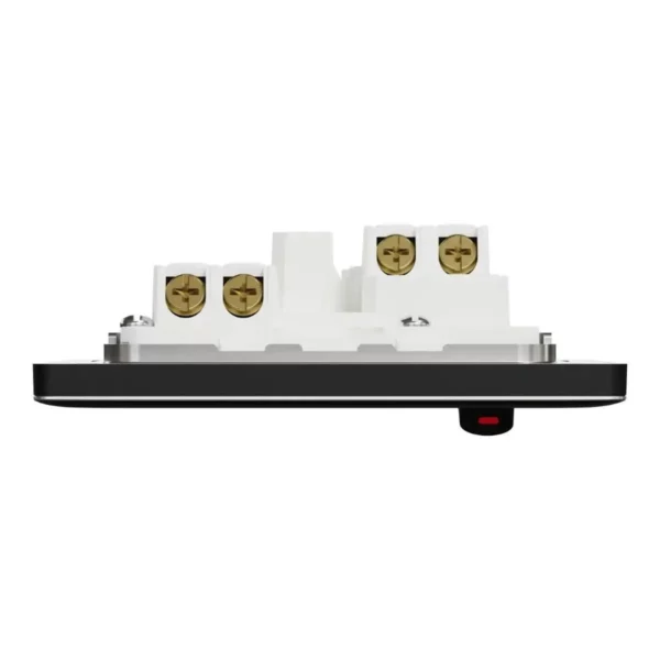 Schneider Switched socket, Unica X, 13A, 250V, 1 gang, 2 pole, with LED,Jet Black ,NUX15DN_JB - Image 6