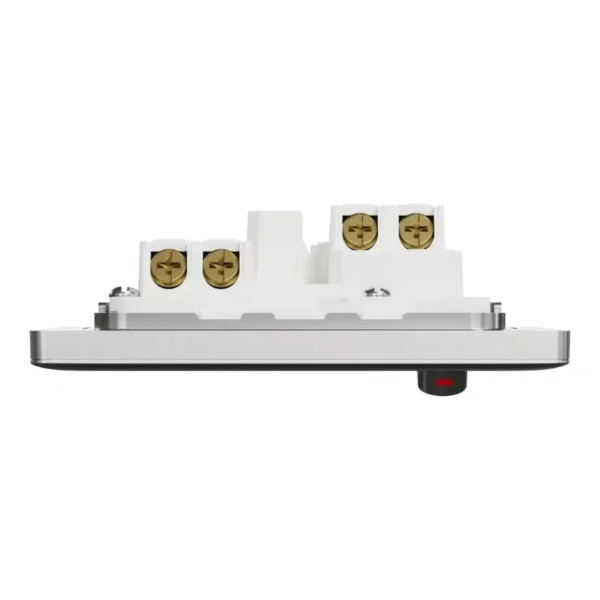 Schneider Switched socket, Unica X, 13A, 250V, 1 gang, 2 pole, with LED, Stainless Steel ,NUX15DN_SS - Image 6