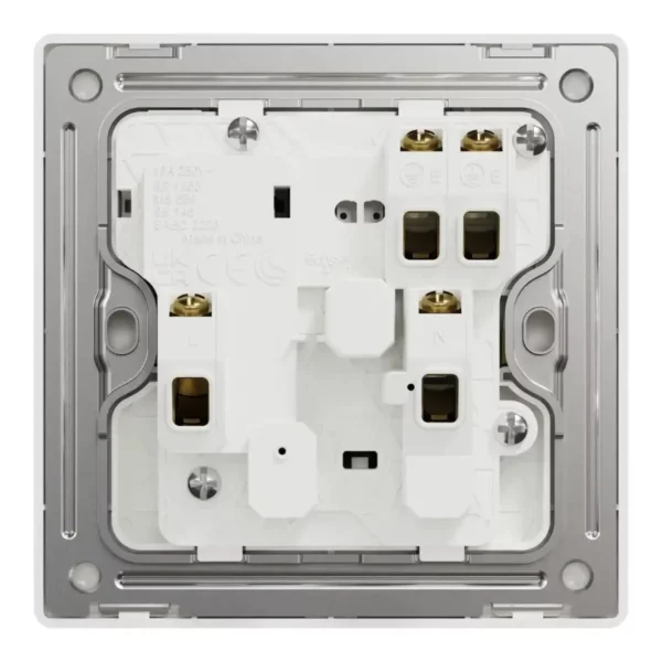 Schneider Switched socket, Unica X, 13A, 250V, 1 gang, with LED, Dark Bronze ,NUX15N_DB - Image 3