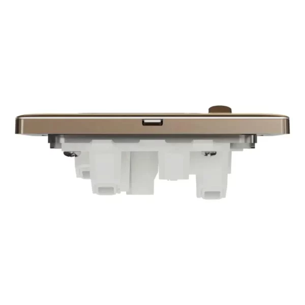 Schneider Switched socket, Unica X, 13A, 250V, 1 gang, with LED, Dark Bronze ,NUX15N_DB - Image 7
