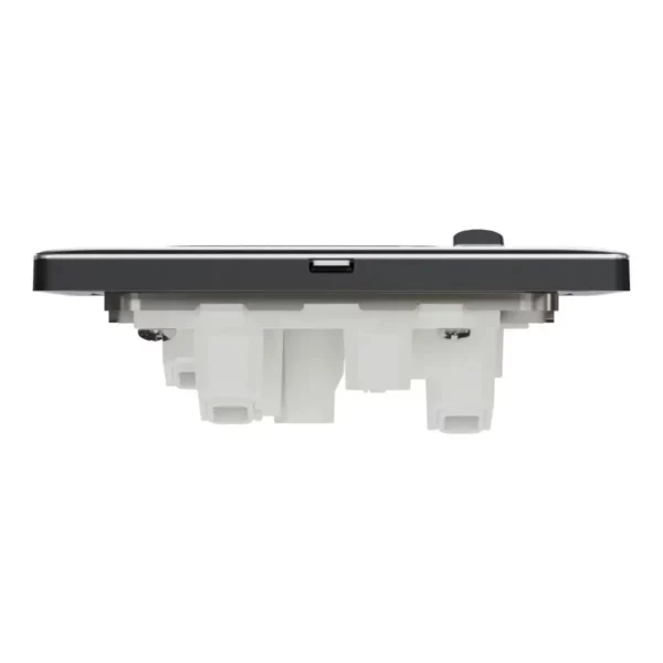 Schneider Switched socket, Unica X, 13A, 250V, 1 gang, with LED, Dark Grey ,NUX15N_DG - Image 7