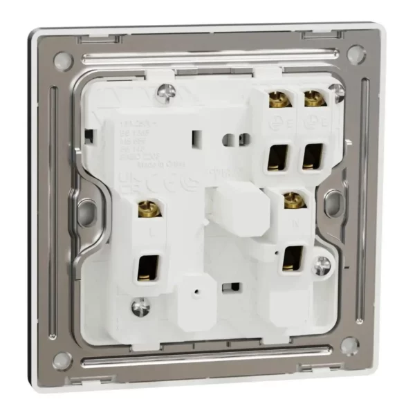 Schneider Switched socket, Unica X, 13A, 250V, 1 gang, with LED, Dark Grey ,NUX15N_DG - Image 8