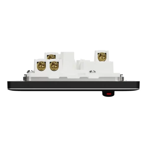 Schneider Switched socket, Unica X, 13A, 250V, 1 gang, with LED,Jet Black ,NUX15N_JB - Image 6