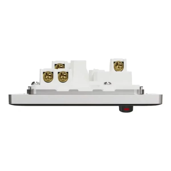 Schneider Switched socket, Unica X, 13A, 250V, 1 gang, with LED, Stainless Steel ,NUX15N_SS - Image 6