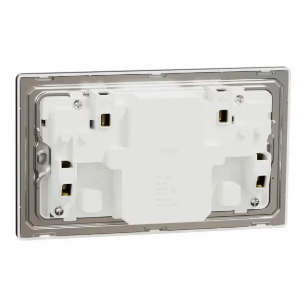 Schneider Switched socket with USB, Unica X, 13A, 250V, 2 pole, type A+C, 21W, Dark Grey ,NUX25DACQUS_DG - Image 8