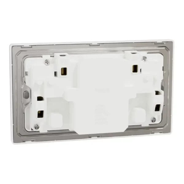 Schneider Switched socket with USB, Unica X, 13A, 250V, 2 pole, type A+C, 21W, Painted White ,NUX25DACQUS_PW - Image 8