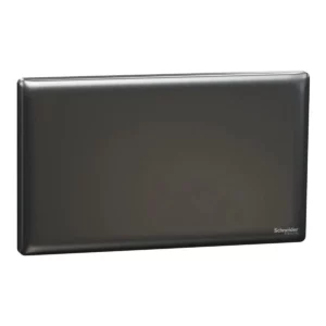 Schneider Blank plate, Unica X, 2 gangs, matt, Dark Grey ,NUX30TX_DG