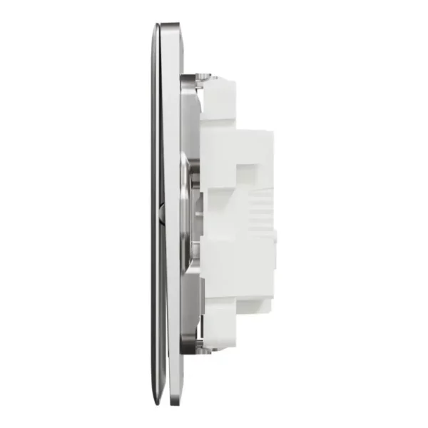 Schneider Switch, Unica X, 1 way, 16AX, 250V, 1 gang, Stainless Steel ,NUX31_1_SS - Image 4