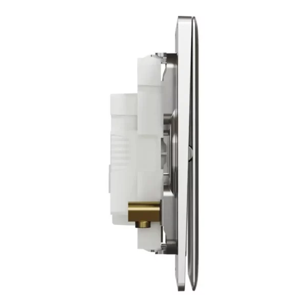 Schneider Switch, Unica X, 1 way, 16AX, 250V, 1 gang, Stainless Steel ,NUX31_1_SS - Image 5