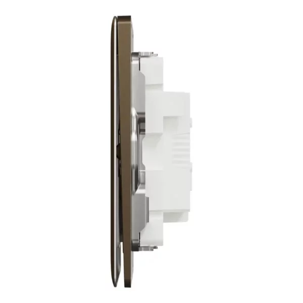 Schneider Switch, Unica X, 1 way, 16AX, 250V, 1 gang, with LED, Antique Bronze, NUX31_1N_AB - Image 4