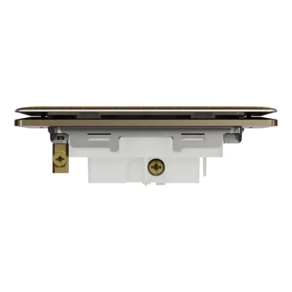Schneider Switch, Unica X, 1 way, 16AX, 250V, 1 gang, with LED, Antique Bronze, NUX31_1N_AB - Image 7
