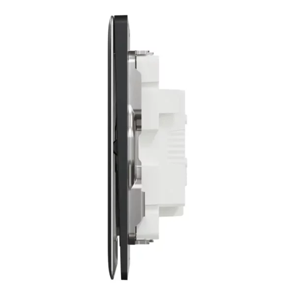 Schneider Switch, Unica X, 1 way, 16AX, 250V, 1 gang, with LED, Dark Grey, NUX31_1N_DG - Image 4
