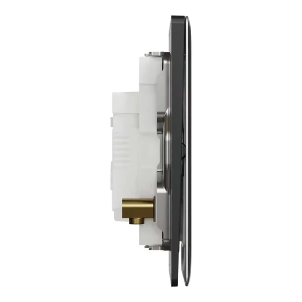 Schneider Switch, Unica X, 1 way, 16AX, 250V, 1 gang, with LED, Dark Grey, NUX31_1N_DG - Image 5