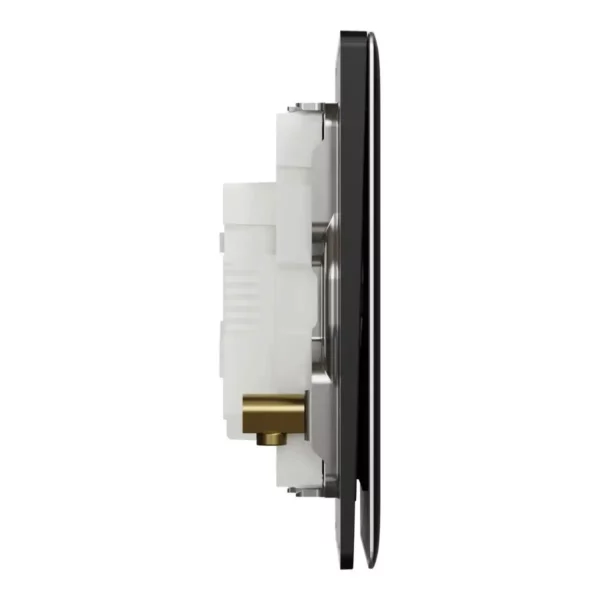 Schneider Switch, Unica X, 1 way, 16AX, 250V, 1 gang, with LED,Jet Black, NUX31_1N_JB - Image 5