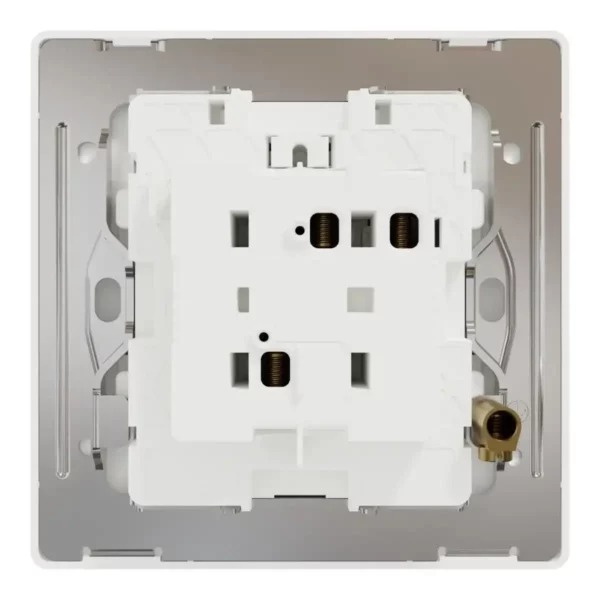 Schneider Switch, Unica X, 1 way, 16AX, 250V, 1 gang, with LED, Painted White, NUX31_1N_PW - Image 3
