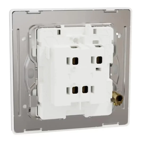 Schneider Switch, Unica X, 2 way, 16AX, 250V, 1 gang, Painted White ,NUX31_2_PW - Image 8