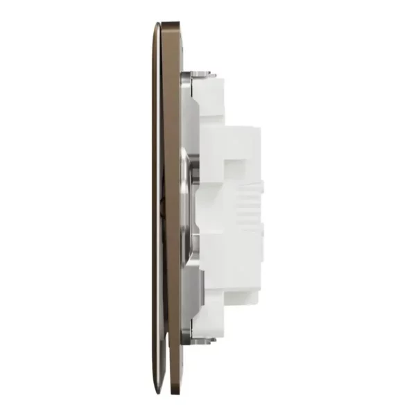 Schneider Switch, Unica X, 2 way, 16AX, 250V, 1 gang, with LED, Dark Bronze ,NUX31_2N_DB - Image 4