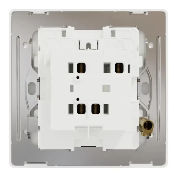 Schneider Switch, Unica X, 2 way, 16AX, 250V, 1 gang, with LED, Painted White ,NUX31_2N_PW - Image 3