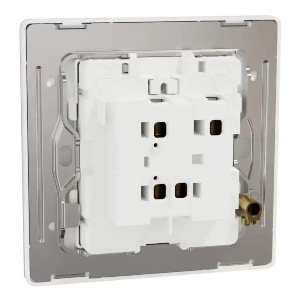 Schneider Switch, Unica X, 2 way, 16AX, 250V, 1 gang, with LED, Painted White ,NUX31_2N_PW - Image 8