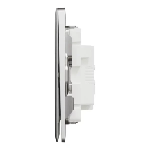 Schneider Switch, Unica X, 2 way, 16AX, 250V, 1 gang, with LED, Stainless Steel ,NUX31_2N_SS - Image 4