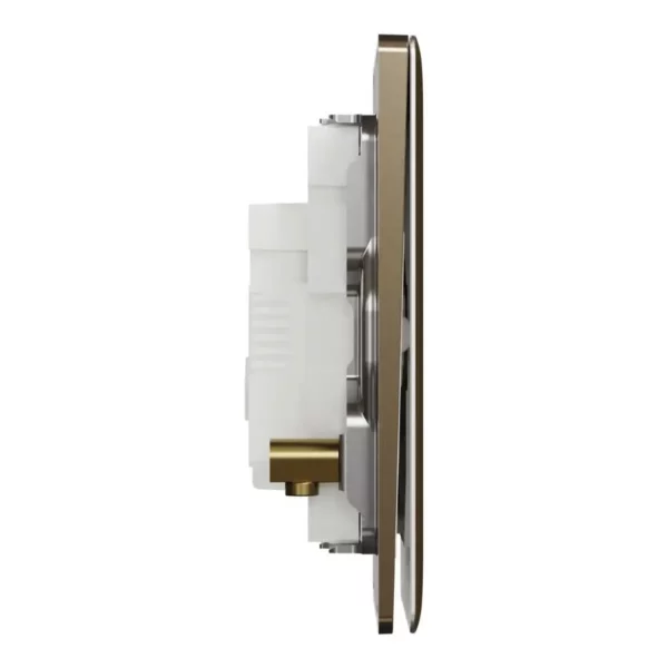 Schneider Bell press switch, Unica X, 10A, 250V, 1 gang, Antique Bronze ,NUX31_BP_AB - Image 5