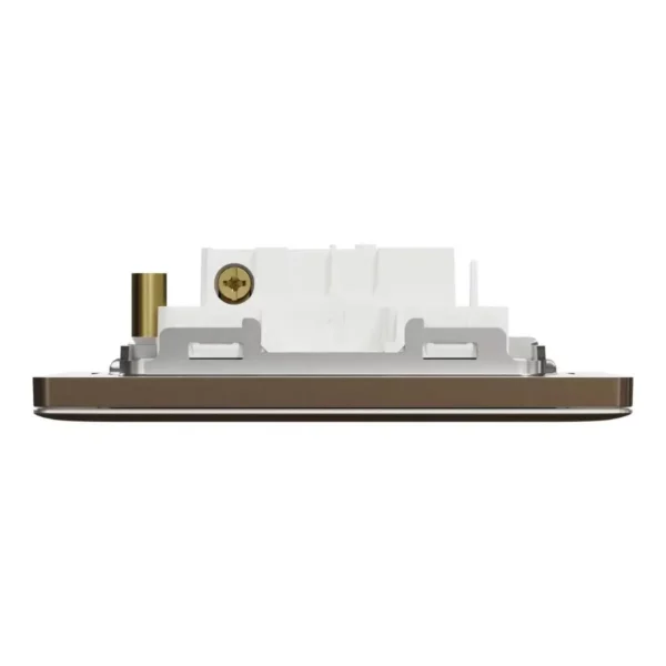 Schneider Bell press switch, Unica X, 10A, 250V, 1 gang, Dark Bronze ,NUX31_BP_DB - Image 6