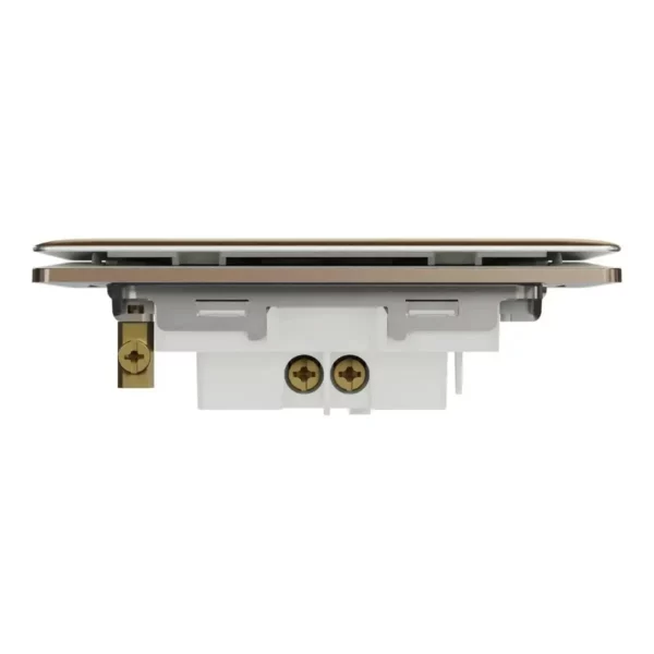 Schneider Bell press switch, Unica X, 10A, 250V, 1 gang, Dark Bronze ,NUX31_BP_DB - Image 7