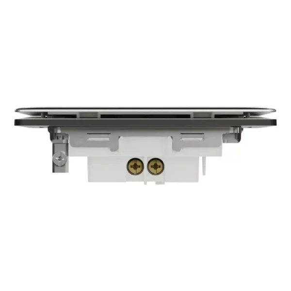 Schneider Bell press switch, Unica X, 10A, 250V, 1 gang, Dark Grey ,NUX31_BP_DG - Image 7