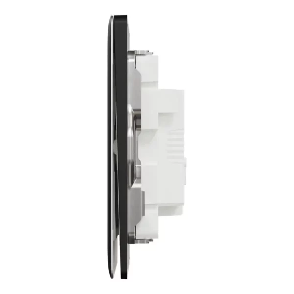 Schneider Bell press switch, Unica X, 10A, 250V, 1 gang,Jet Black ,NUX31_BP_JB - Image 4