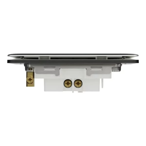 Schneider Bell press switch, Unica X, 10A, 250V, 1 gang,Jet Black ,NUX31_BP_JB - Image 7