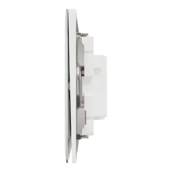 Schneider Bell press switch, Unica X, 10A, 250V, 1 gang, Painted White ,NUX31_BP_PW - Image 4