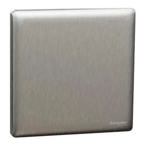 Schneider Intermediate switch, Unica X, 16AX, 250V, 1 gang, Stainless Steel ,NUX31_IM_SS