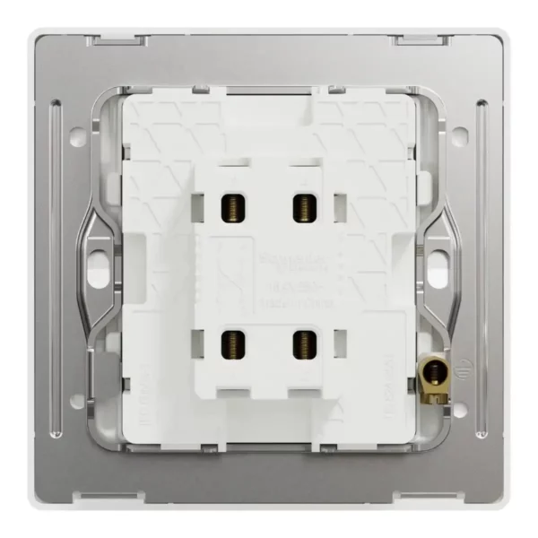 Schneider Intermediate switch, Unica X, 16AX, 250V, 1 gang, Stainless Steel ,NUX31_IM_SS - Image 3