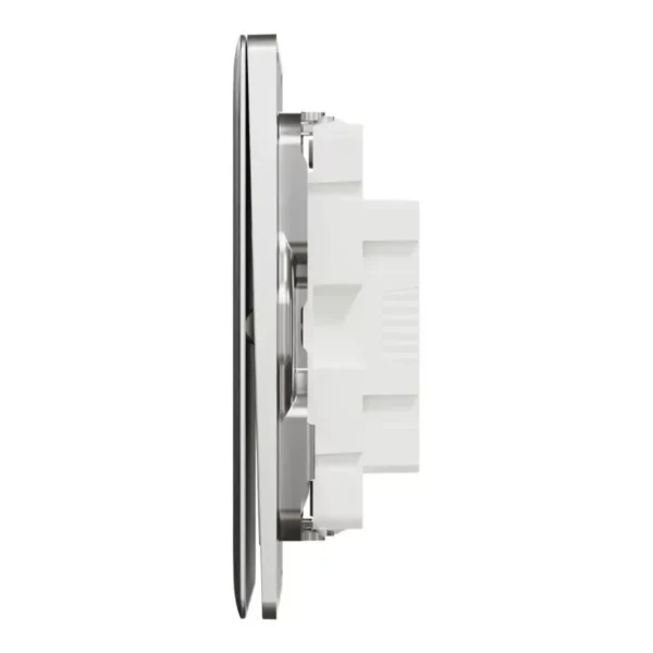 Schneider Intermediate switch, Unica X, 16AX, 250V, 1 gang, Stainless Steel ,NUX31_IM_SS - Image 4