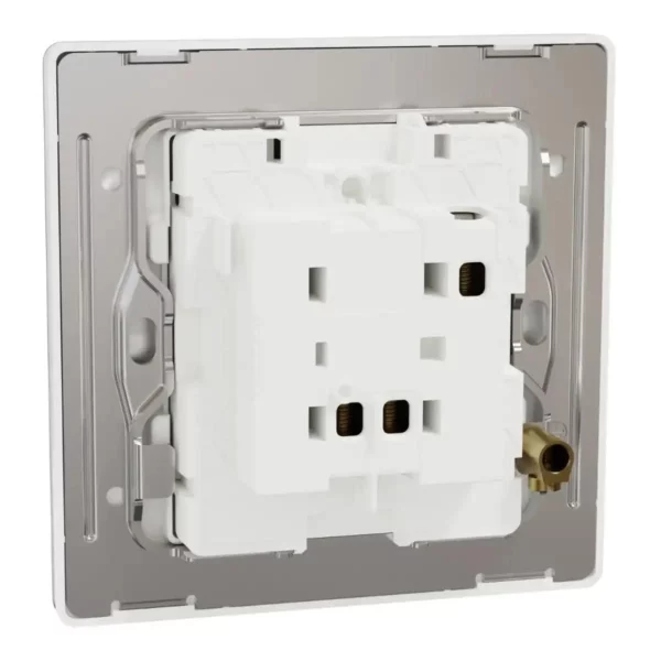 Schneider Momentary switch, Unica X, 10A, 250V, 1 gang, Painted White ,NUX31_PR_PW - Image 8