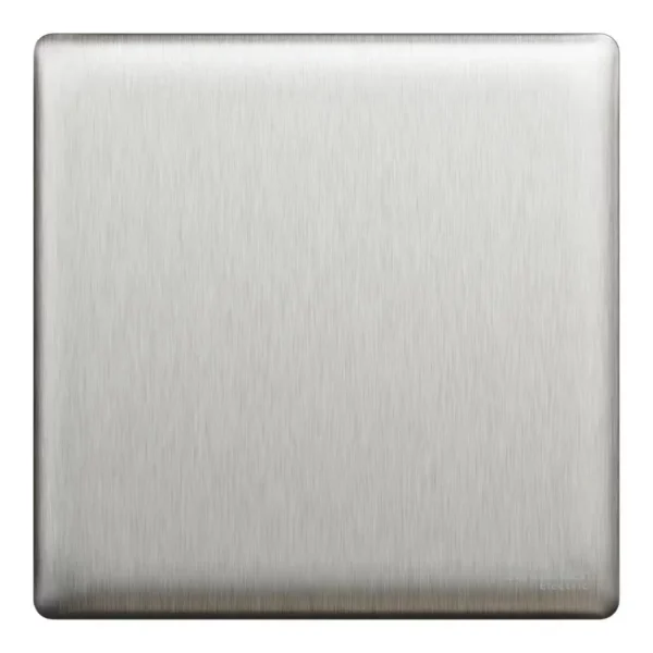 Schneider Momentary switch, Unica X, 10A, 250V, 1 gang, Stainless Steel ,NUX31_PR_SS - Image 2