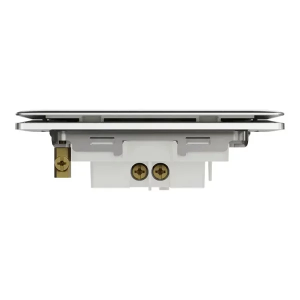 Schneider Momentary switch, Unica X, 10A, 250V, 1 gang, Stainless Steel ,NUX31_PR_SS - Image 7