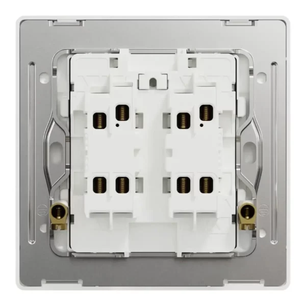 Schneider Switch, Unica X, 2 way, 20A, 250V, 1 gang, 2 pole, with LED, Dark Grey ,NUX31D20N_2_DG - Image 3