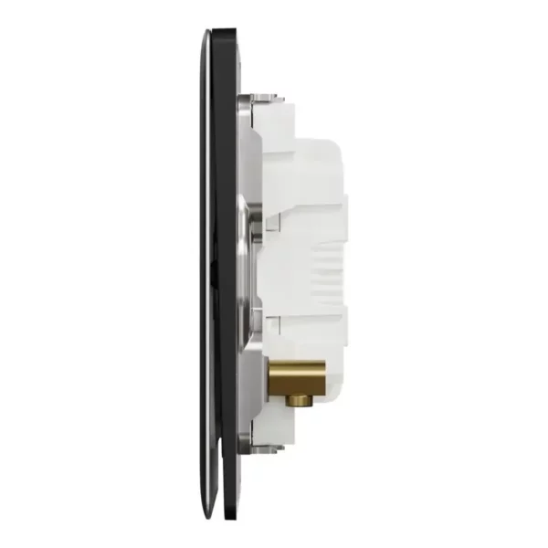 SchneiderSwitch, Unica X, 2 way, 20A, 250V, 1 gang, 2 pole, with LED,Jet Black, NUX31D20N_2_JB - Image 4