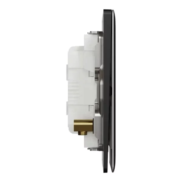 SchneiderSwitch, Unica X, 2 way, 20A, 250V, 1 gang, 2 pole, with LED,Jet Black, NUX31D20N_2_JB - Image 5
