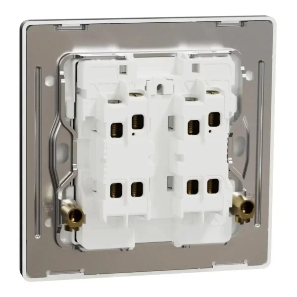 SchneiderSwitch, Unica X, 2 way, 20A, 250V, 1 gang, 2 pole, with LED,Jet Black, NUX31D20N_2_JB - Image 8